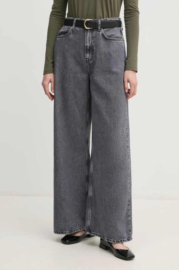 Pepe Jeans Traperice Pepe Jeans WIDE LEG JEANS UHW JAIMY za žene, boja: siva, PL204740UM0