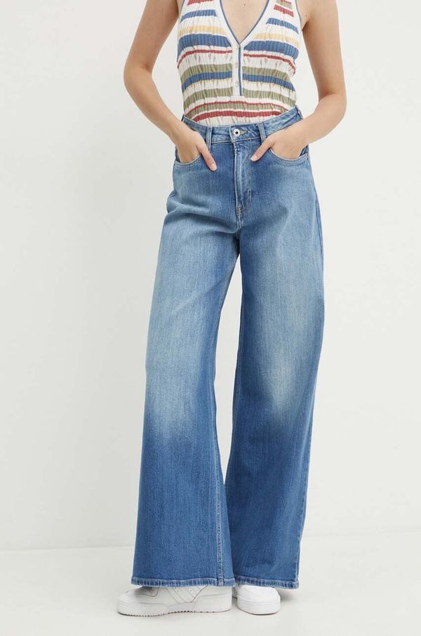 Pepe Jeans Traperice Pepe Jeans WIDE LEG JEANS UHW za žene, PL204740HV6