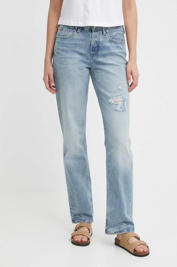 Tommy Hilfiger Traperice Tommy Hilfiger za žene, srednje visoki struk, WW0WW41307