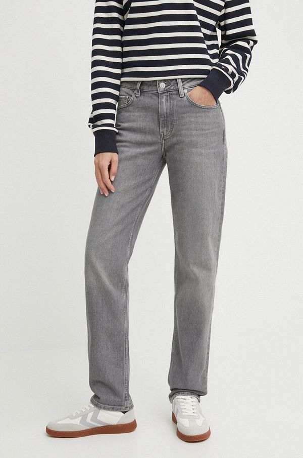 Tommy Hilfiger Traperice Tommy Hilfiger za žene, srednje visoki struk, WW0WW42769
