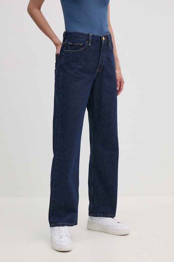 Tommy Hilfiger Traperice Tommy Hilfiger za žene, visoki struk, WW0WW42199