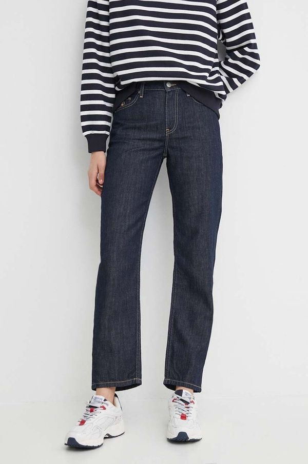 Tommy Hilfiger Traperice Tommy Hilfiger za žene, visoki struk, WW0WW42451
