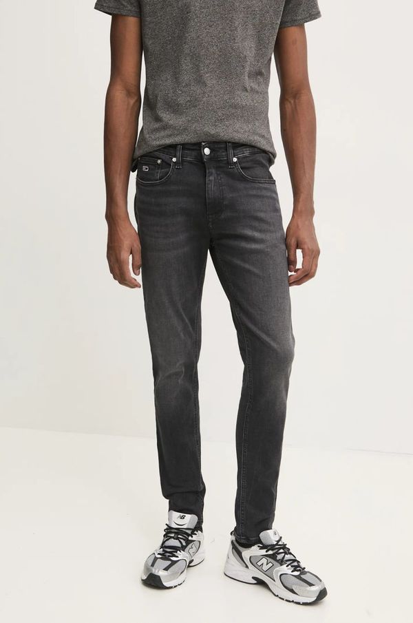 Tommy Jeans Traperice Tommy Jeans za muškarce, boja: crna, DM0DM18145