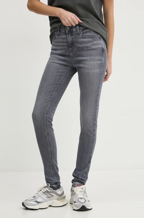 Tommy Jeans Traperice Tommy Jeans za žene, boja: siva, DW0DW19557