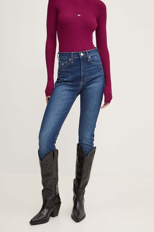 Tommy Jeans Traperice Tommy Jeans za žene, boja: tamno plava, DW0DW19258