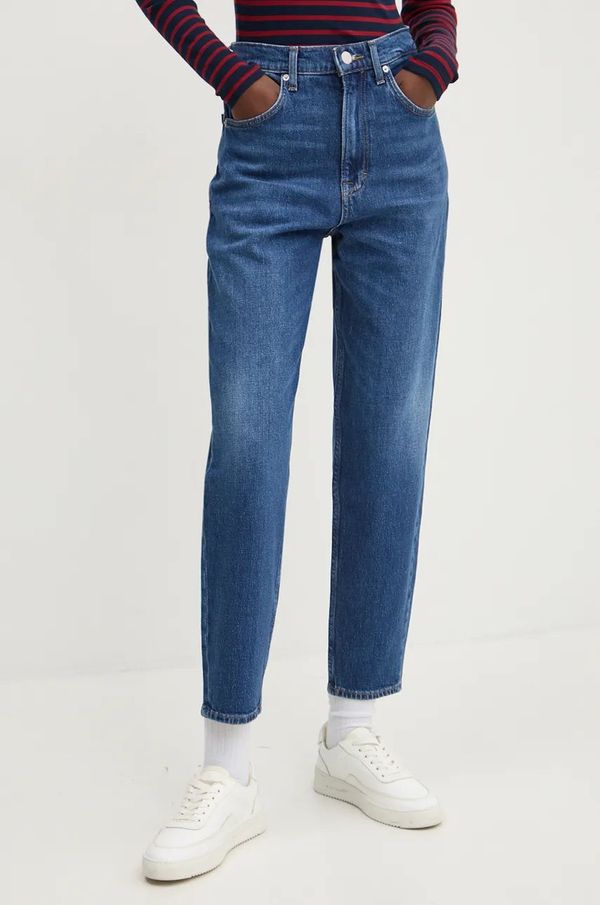 Tommy Jeans Traperice Tommy Jeans za žene, visoki struk, DW0DW19244