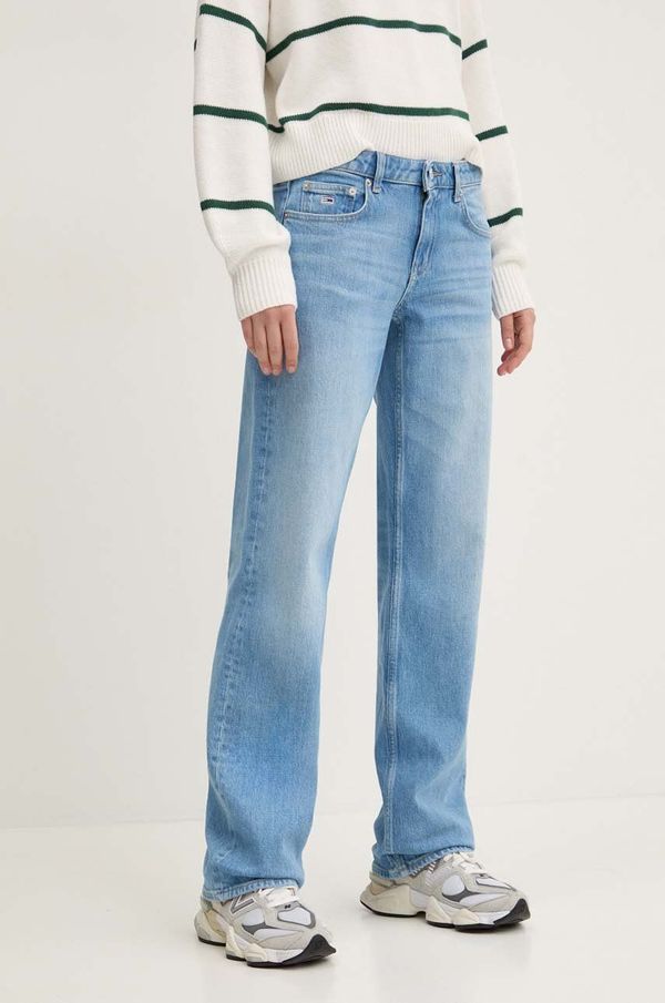 Tommy Jeans Traperice Tommy Jeans za žene, visoki struk, DW0DW19264