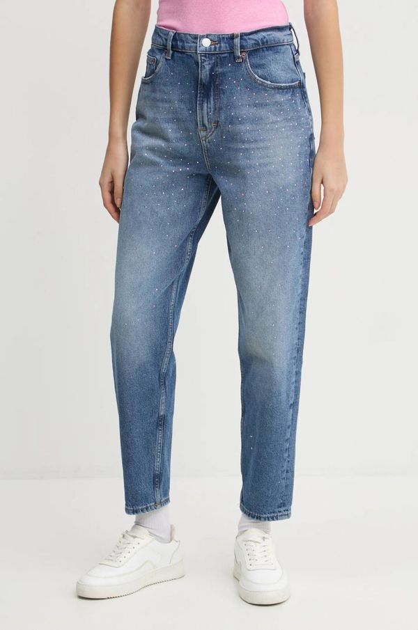 Tommy Jeans Traperice Tommy Jeans za žene, visoki struk, DW0DW20216
