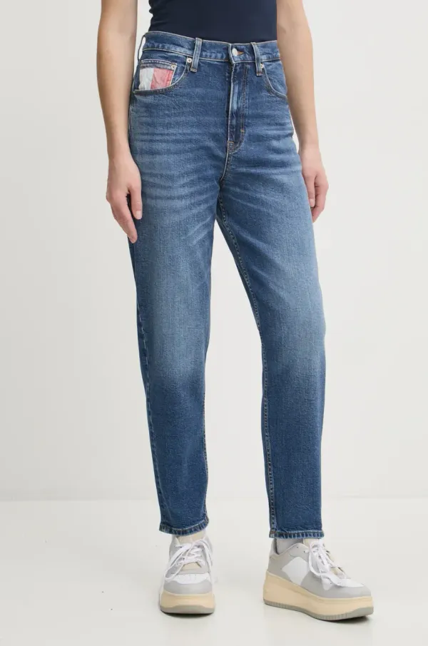 Tommy Jeans Traperice Tommy Jeans za žene, visoki struk, DW0DW20224