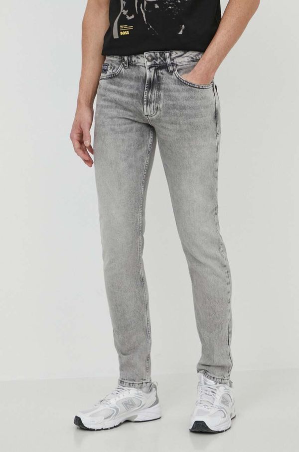 Versace Jeans Couture Traperice Versace Jeans Couture za muškarce, boja: siva