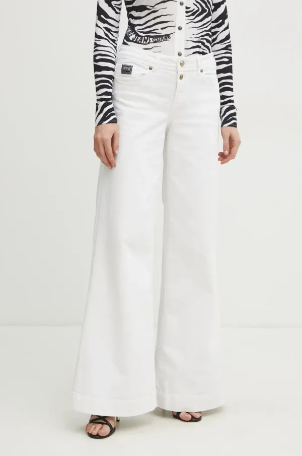 Versace Jeans Couture Traperice Versace Jeans Couture za žene, srednje visoki struk, 78HAB561 CEWR1