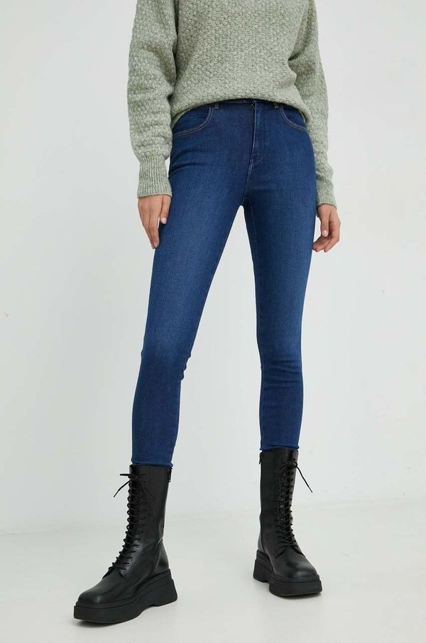 Wrangler Traperice Wrangler High Rise Skinny Cozy Night za žene, visoki struk