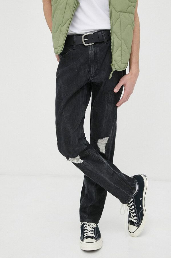 Wrangler Traperice Wrangler Larston x Fender za muškarce, boja: crna