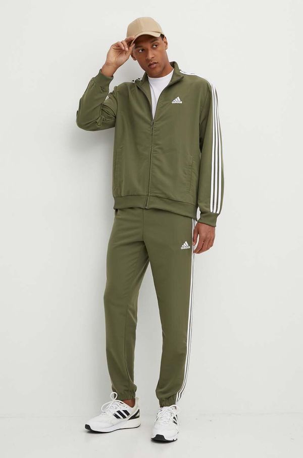 adidas Trenirka adidas Essentials za muškarce, boja: zelena, IY6655