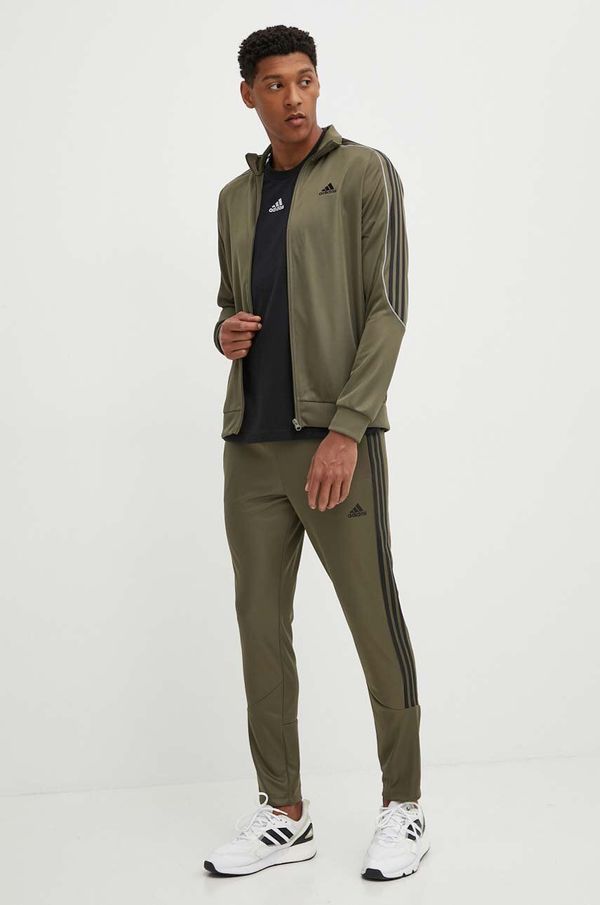 adidas Trenirka adidas Essentials za muškarce, boja: zelena, IY6668