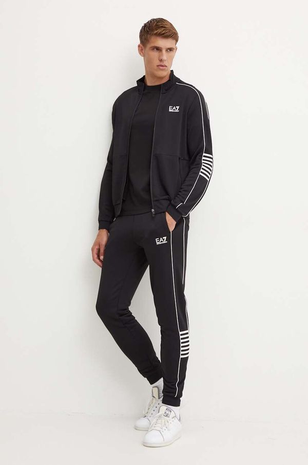 EA7 Emporio Armani Trenirka EA7 Emporio Armani za muškarce, boja: crna, PJ16Z.6DPV53