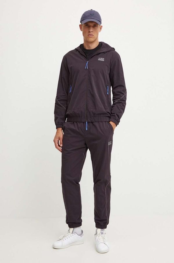 EA7 Emporio Armani Trenirka EA7 Emporio Armani za muškarce, boja: crna, PNHEZ.6DPV0