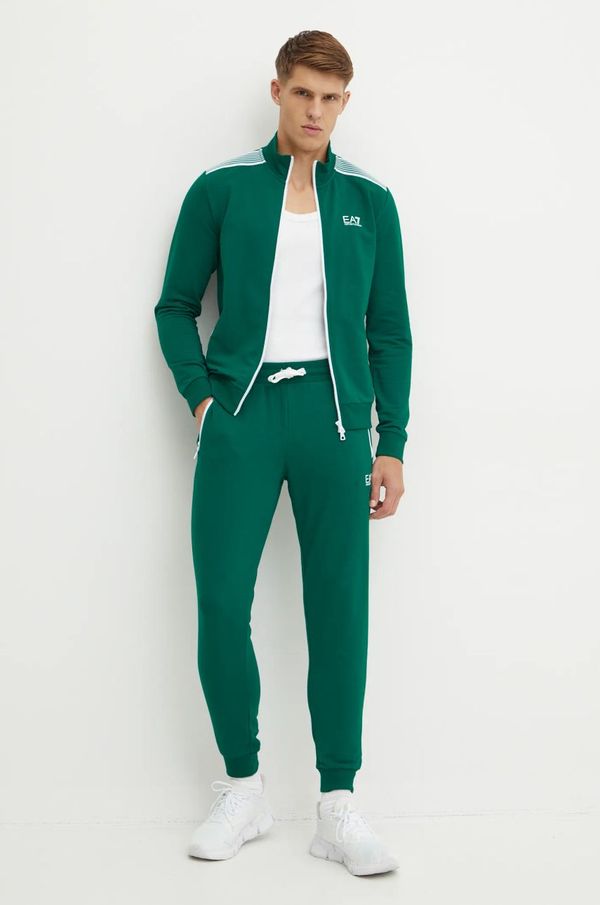 EA7 Emporio Armani Trenirka EA7 Emporio Armani za muškarce, boja: zelena, PJ9FZ.6DPV54