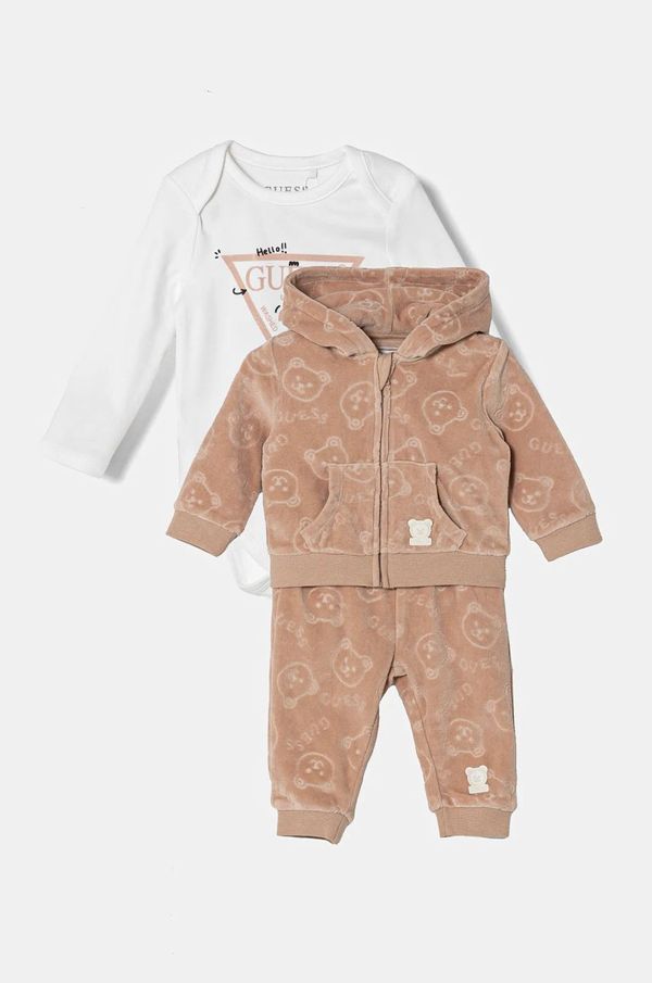 Guess Trenirka za bebe Guess boja: ružičasta, H4BW05 KAVN4
