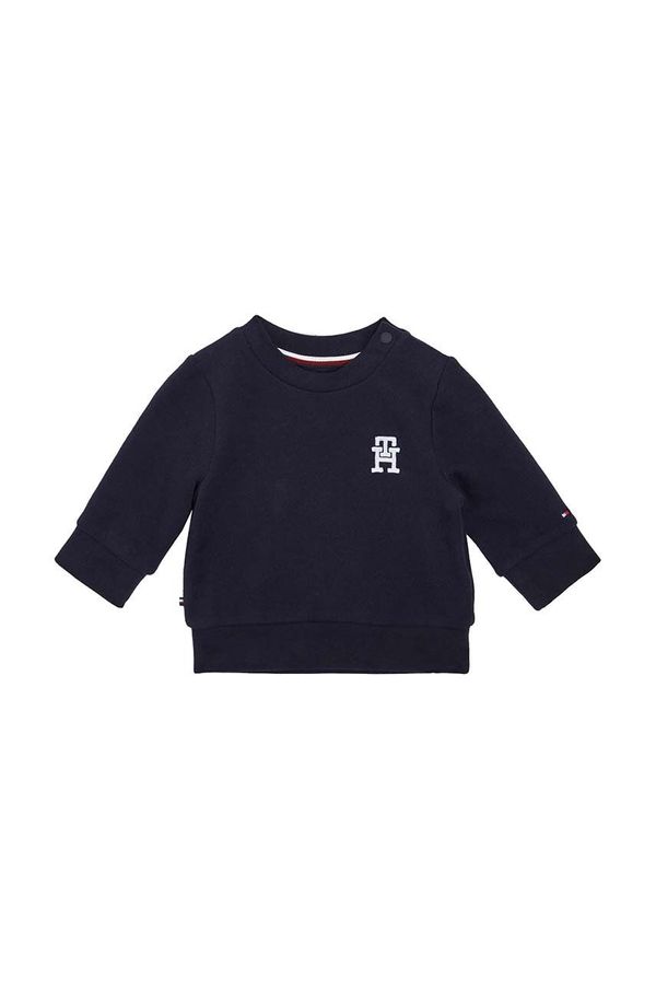 Tommy Hilfiger Trenirka za bebe Tommy Hilfiger boja: tamno plava