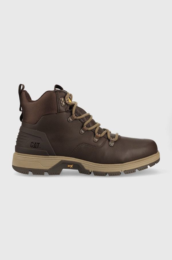 Caterpillar Turistička obuća Caterpillar Leverage Hiker Wp za muškarce, boja: smeđa