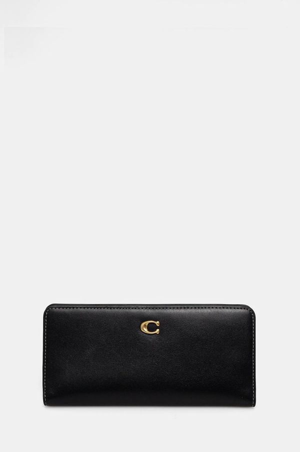 Coach Veliki etui za kartice Coach za žene, boja: crna, CZ096