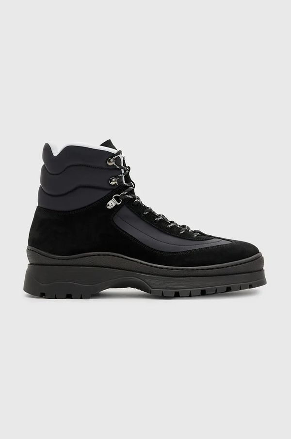AllSaints Visoke cipele AllSaints Lucas Suede Hiker za muškarce, boja: crna, M023FB