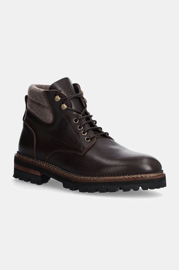 Hackett London Visoke cipele Hackett London RANGE STONE za muškarce, boja: smeđa, HMS21423