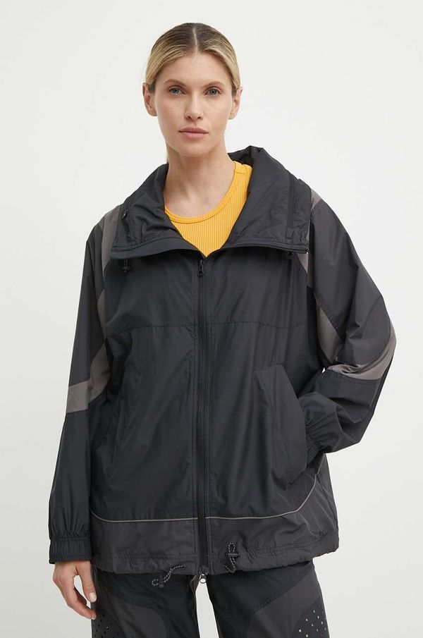 adidas by Stella McCartney Vjetrovka adidas by Stella McCartney boja: crna, za prijelazno razdoblje, oversize, IN3619