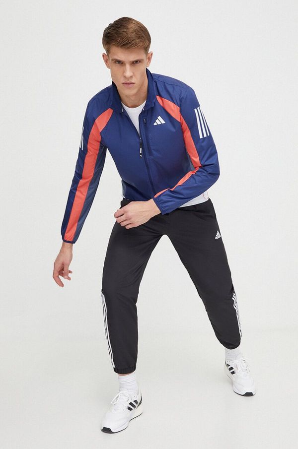 adidas Performance Vjetrovka adidas Performance Own the Run boja: tamno plava, za prijelazno razdoblje IK4992