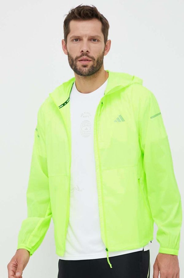 adidas Performance Vjetrovka adidas Performance Ultimate boja: zelena, za prijelazno razdoblje