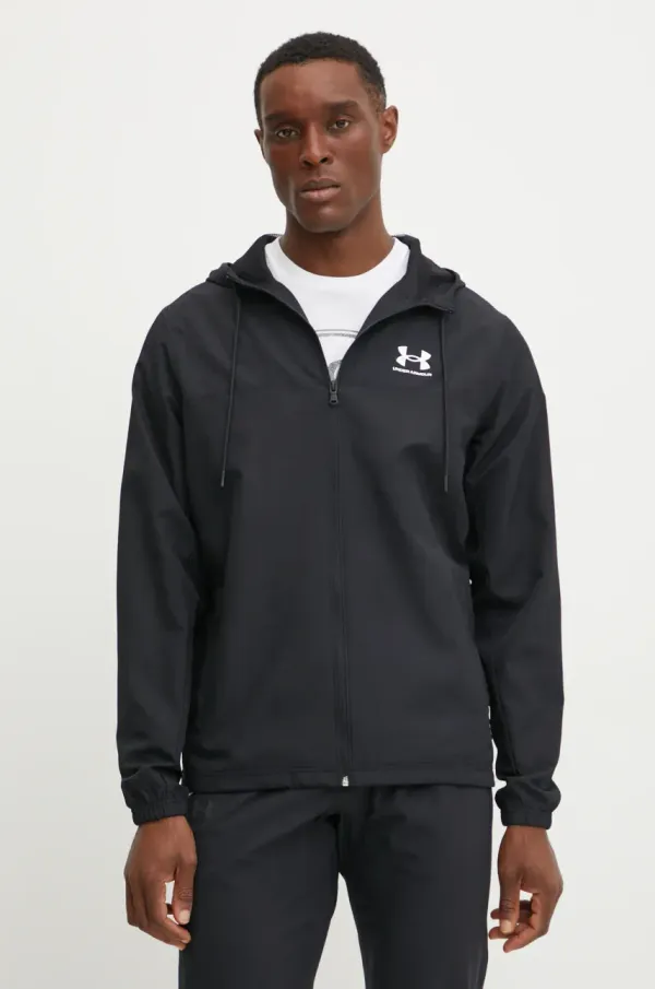 Under Armour Vjetrovka Under Armour Rival boja: crna, za prijelazno razdoblje, 1390149