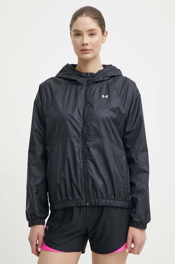 Under Armour Vjetrovka Under Armour Rival boja: crna, za prijelazno razdoblje