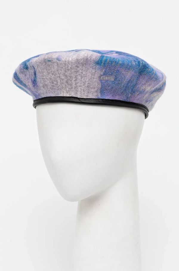 Kangol Vunena beretka Kangol HEATHERED TIE DYE boja: ljubičasta, vuneni, K3711.GS401