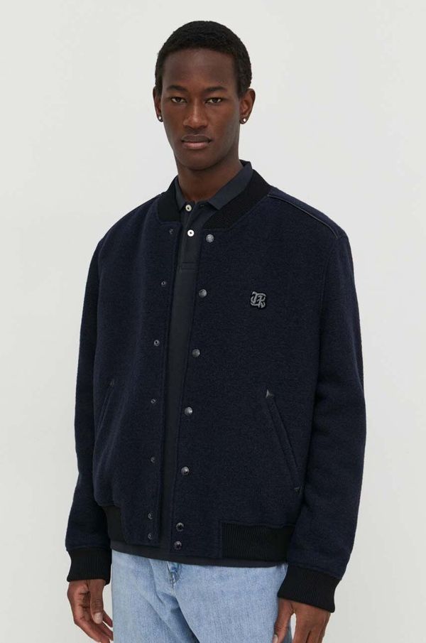 The Kooples Vunena bomber jakna The Kooples boja: tamno plava, za prijelazno razdoblje