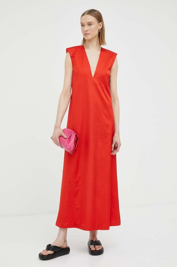 By Malene Birger Vunena haljina By Malene Birger boja: crvena, maxi, širi se prema dolje