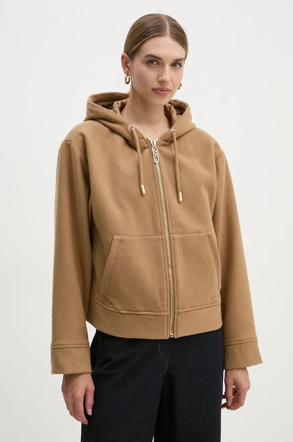 MICHAEL Michael Kors Vunena jakna MICHAEL Michael Kors boja: bež, za prijelazno razdoblje, oversize, MF420FKBQA