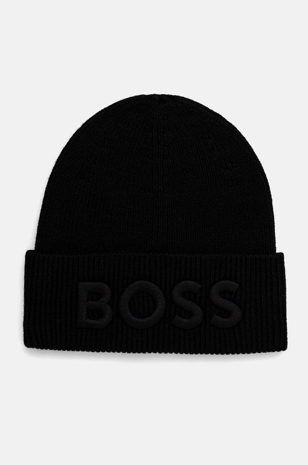 Boss Orange Vunena kapa Boss Orange boja: crna, vunena, 50522449