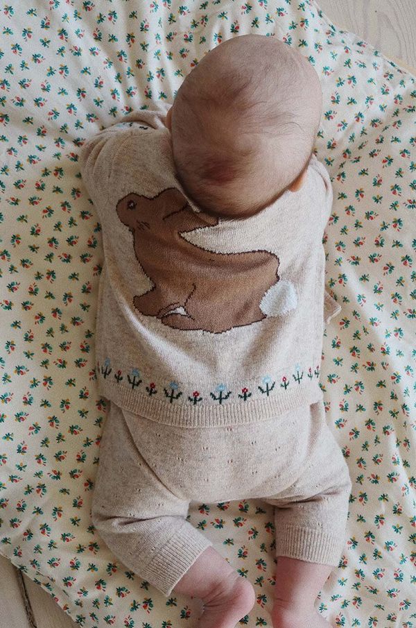 Konges Sløjd Vuneni dječji kardigan Konges Sløjd ELI KNIT CARDIGAN boja: bež, KS101493