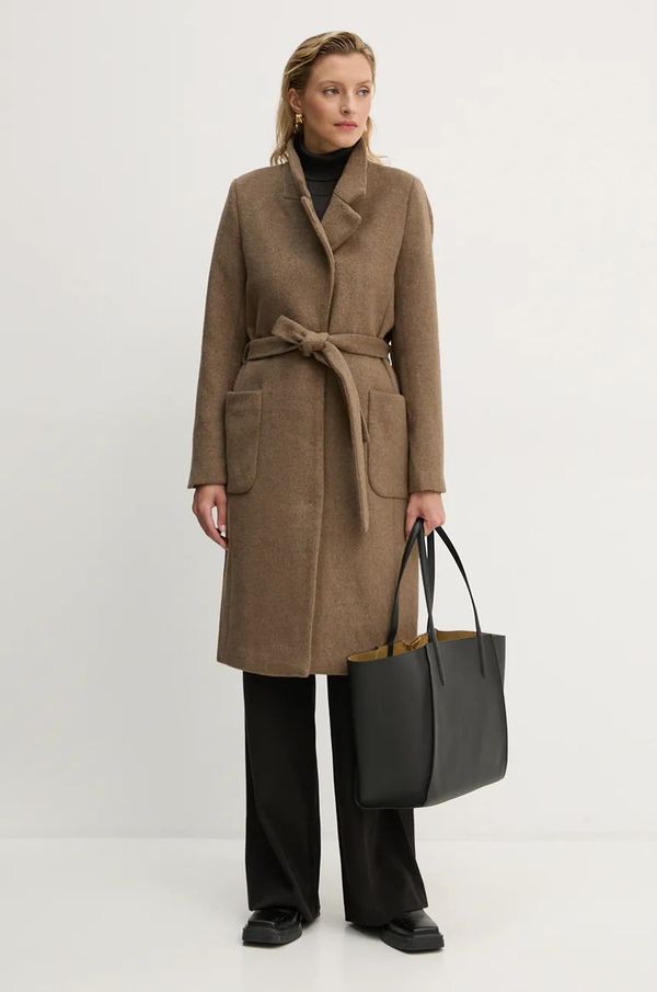 Bruuns Bazaar Vuneni kaput Bruuns Bazaar CatarinaBBPerle coat boja: smeđa, za prijelazno razdoblje, BBW4107