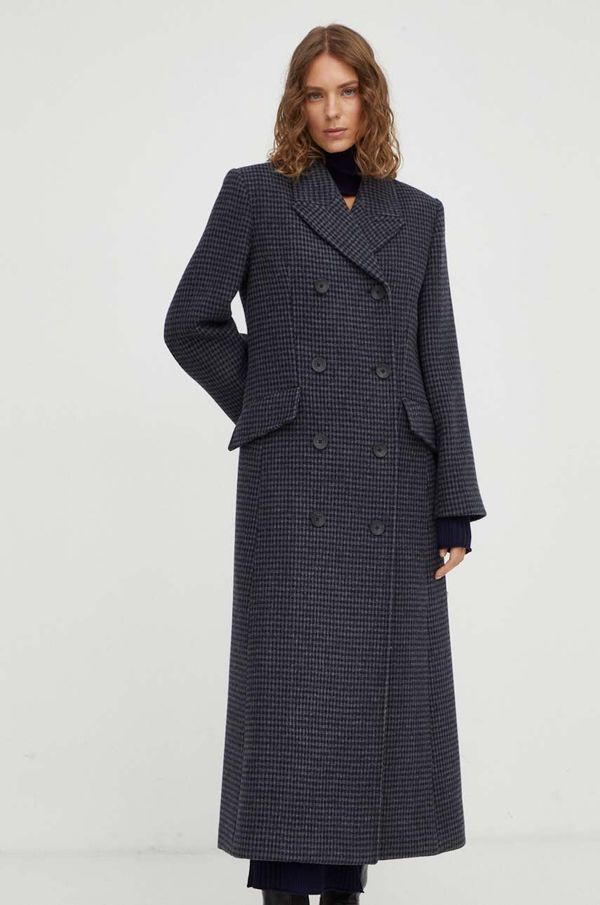 By Malene Birger Vuneni kaput By Malene Birger boja: crna, za prijelazno razdoblje, kopčanje u dva reda