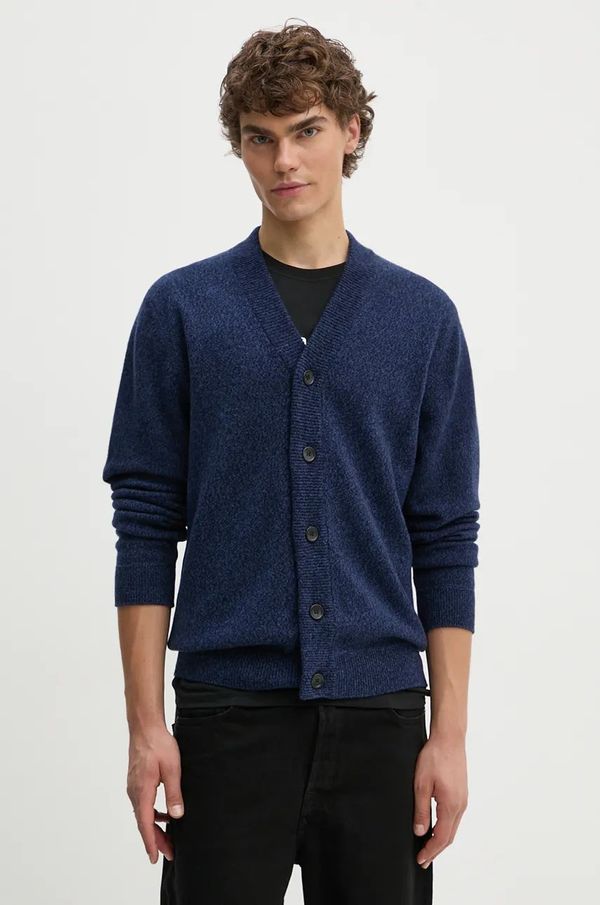 PS Paul Smith Vuneni kardigan PS Paul Smith boja: tamno plava, M2R.535X.L21935