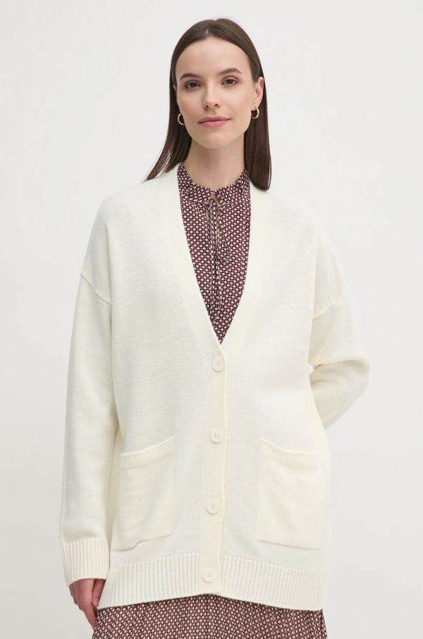 Sisley Vuneni kardigan Sisley boja: bež, lagani, 122NM602E