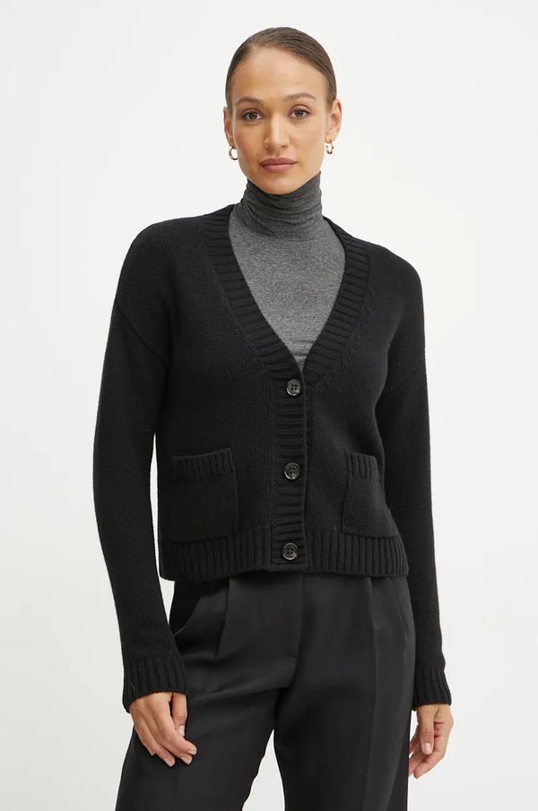 Weekend Max Mara Vuneni kardigan Weekend Max Mara boja: crna, 2425346042600
