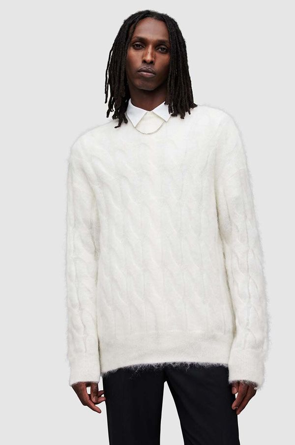AllSaints Vuneni pulover AllSaints Kosmic boja: bež