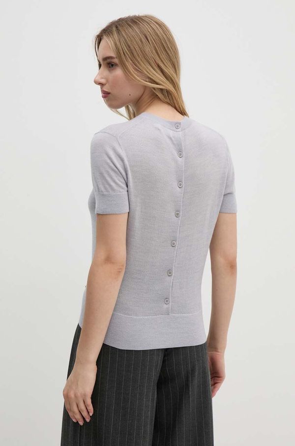 Calvin Klein Vuneni pulover Calvin Klein za žene, boja: siva, lagani, K20K207201