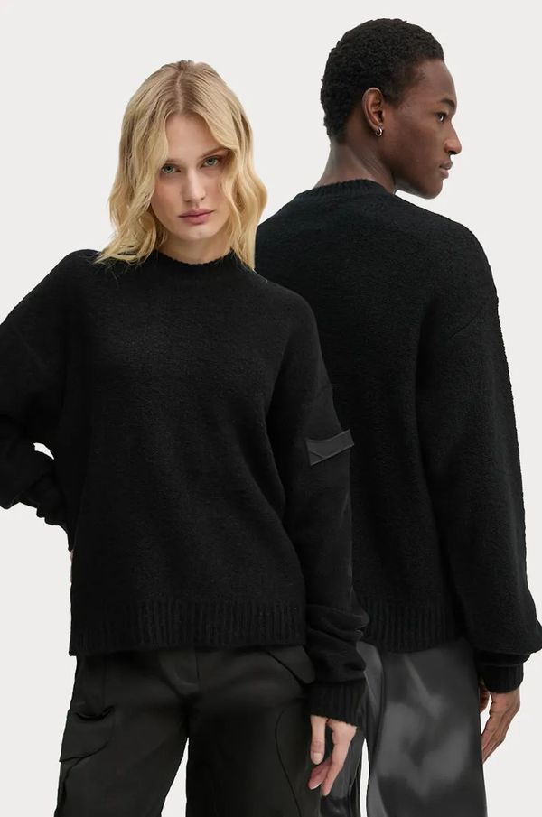 HELIOT EMIL Vuneni pulover Heliot Emil boja: crna, lagani, AW24.M.07.067.BLK01