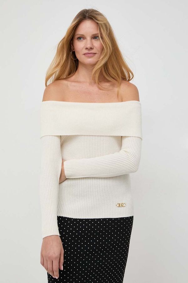 MICHAEL Michael Kors Vuneni pulover MICHAEL Michael Kors za žene, boja: bež
