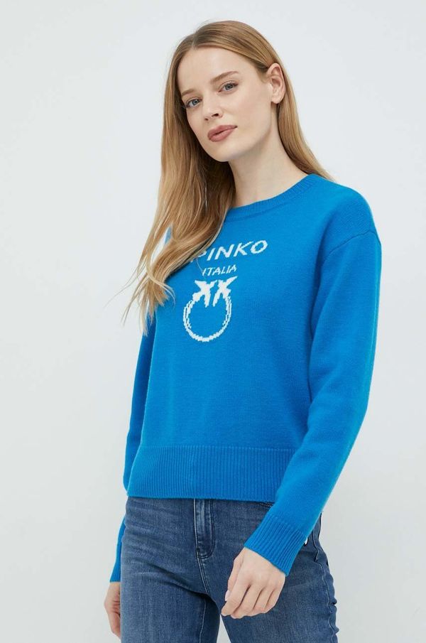 Pinko Vuneni pulover Pinko za žene