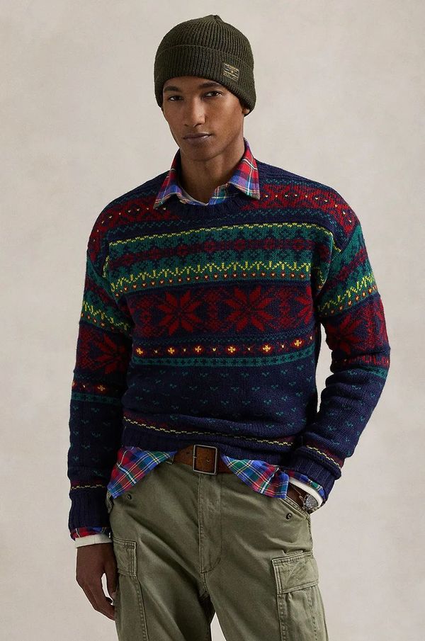 Polo Ralph Lauren Vuneni pulover Polo Ralph Lauren za muškarce, topli, 710949297
